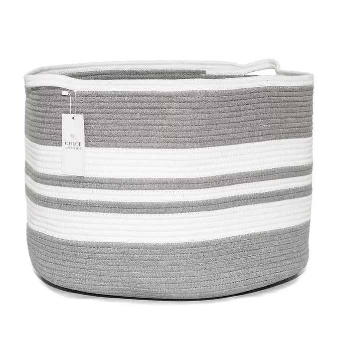 gray stripe XXXL basket